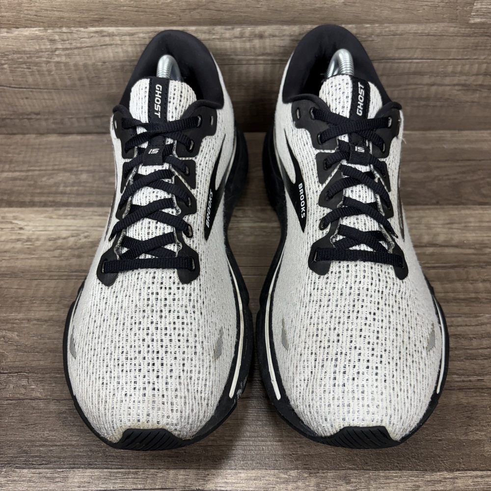 Brooks Ghost 15 Gray Black Mens US Size 10.5 EUR 44.5 1103931D121 Running Shoes - Picture 3 of 10